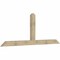 Ekena Millwork Portland Rough Sawn Timber Gable Bracket, Douglas Fir, 108"W x 40"H x 4"D x 6"F, 9/12 Pitch GBW108X40X0406POR00RDF - alternate 2